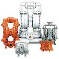 Wilden TZ8 - Pneumatic Diapragm Pump, Standart Casing Aluminium, Inlet & Outlet 2", Size HxWxD : 26.3"x15.9"x13.5"