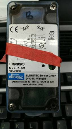 10040045  Eltrotec Sensor Cls-K-63 / 100hz
